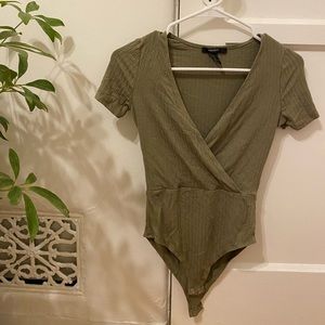 Forever 21 green bodysuit